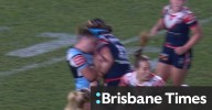 Video: Nasio given marching orders for ugly shoulder charge