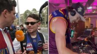 Brisbane Lions emerge ‘dusty’ wearing sunglasses after celebrating AFL premiership with epic all