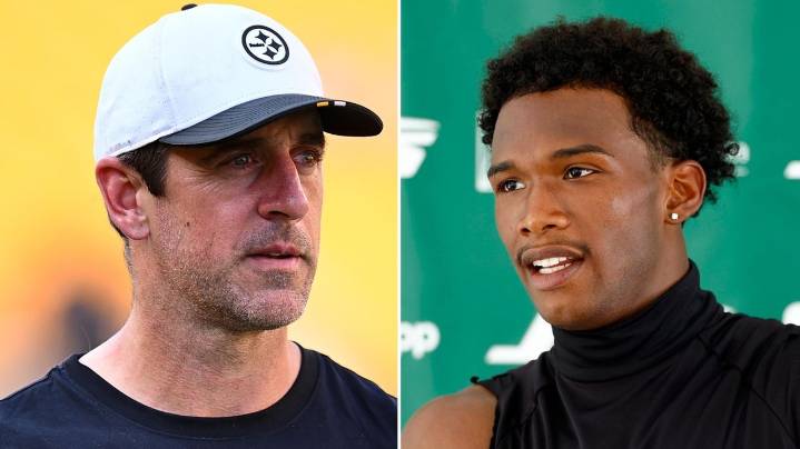 Jets WR Garrett Wilson on Aaron Rodgers: 'I ain't talked to Aaron since he left'