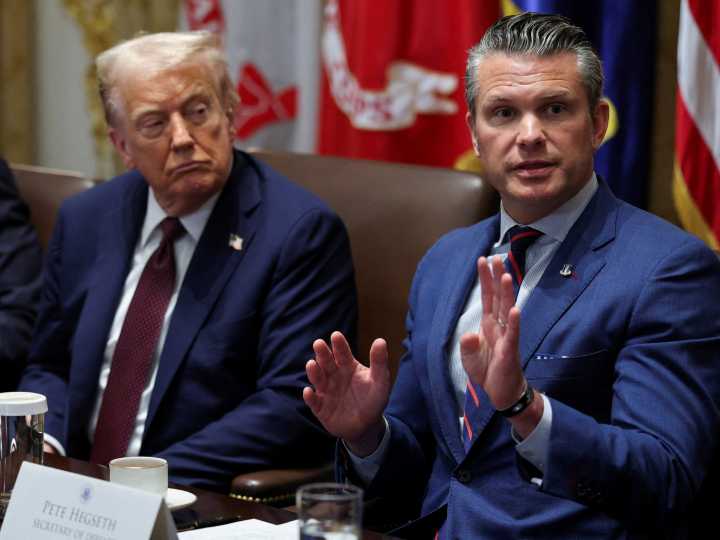 ‘It’s about time’: Trump says he will join gathering of US military leaders