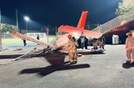 Plane crashes near sports pitch at Toronto high school