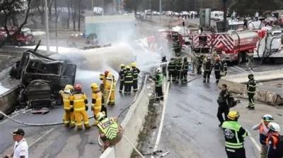 Sube a 19 los fallecidos por la tragedia de la explosión de la pipa en Iztapalapa
