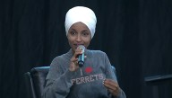While Wearing 'I Heart Ferrets' Shirt, Ilhan Omar Appalled By Question Asking Whether She Owns A Ferret