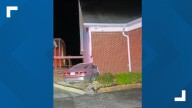 Photo | Car crashes into church in Gordon County; deputies searching for driver