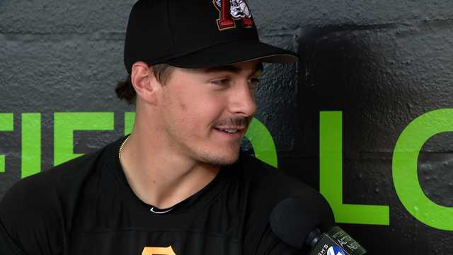 Pittsburgh Pirates prospect Konnor Griffin arrives at Altoona