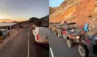Vehículos en la carretera y turistas orinando: el caos en el Teide se repite cualquier día del año