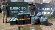 Aseguran casi 70 kilos de mariguana y un kilo de opio en Nogales