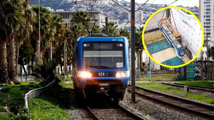 Tecnología de punta y más seguridad: Así son los nuevos trenes eléctricos que acaban de llegar a Chile