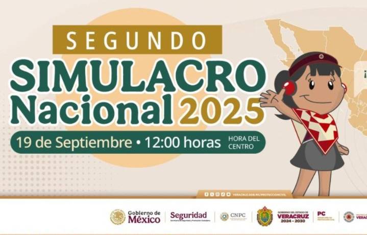 México realiza el Segundo Simulacro Nacional 2025 con alerta masiva en celulares