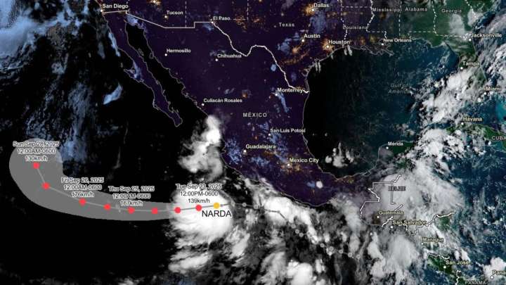 Narda Toma Fuerza y Ya Es Huracán: ¿Qué tan Cerca Está el Ciclón de México?