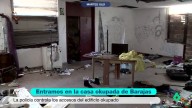 laSexta accede al interior del edificio ocupado en Barajas: destrozado, en ruinas y lleno de basura