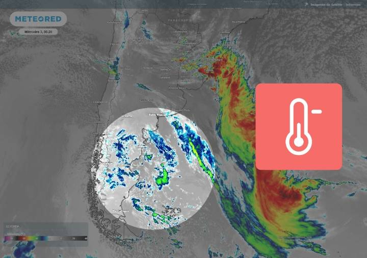 El tiempo en Argentina: avanza aire muy frío desde Patagonia y se reactivarán fuertes tormentas en el Litoral