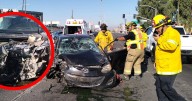Choca contra semáforo en Lázaro Cárdenas y deja tres heridos, incluido un menor