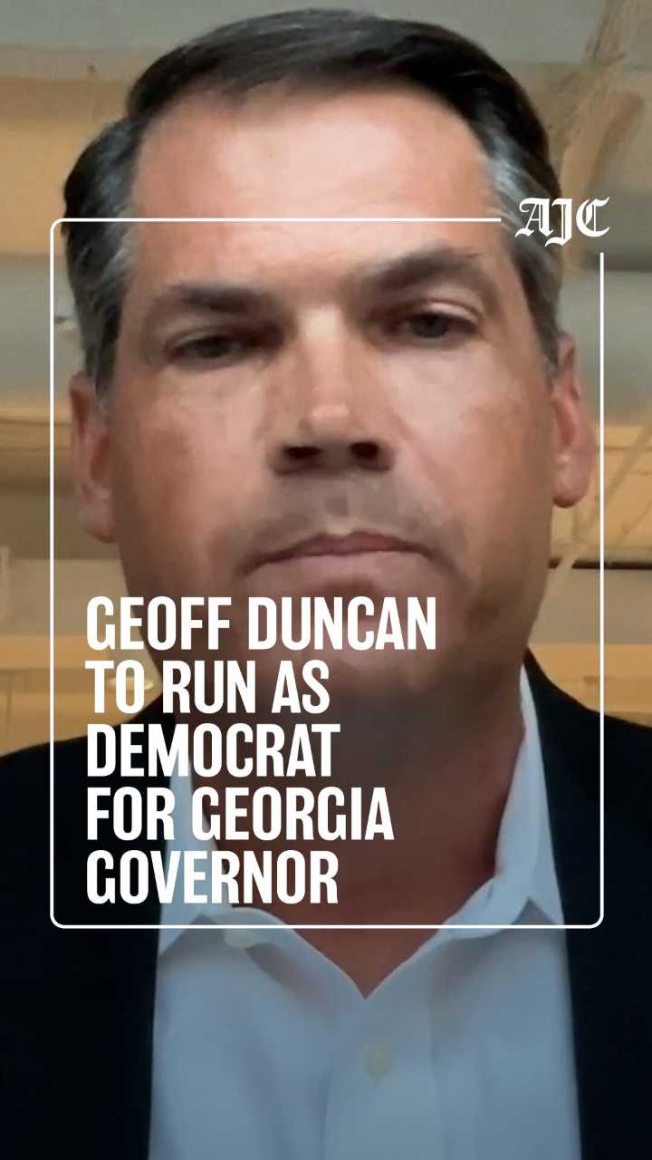 Geoff Duncan announces 2026 bid for Georgia governor