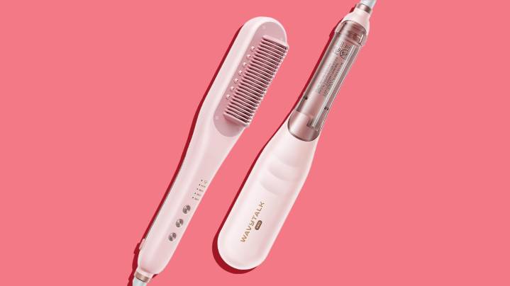 You can get 32% off Wavytalk's new steam straightener at Amazon
