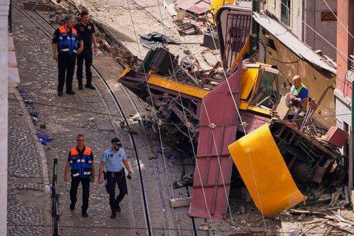 Portuguese investigators search for cause of Lisbon streetcar crash that killed 16