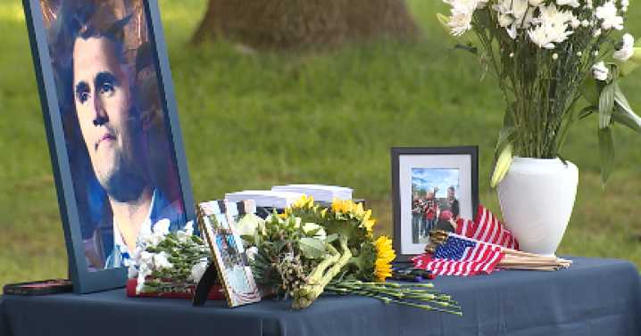 UNLV students hold vigil in the wake of Charlie Kirk's assassination