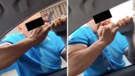 Hombre intenta asaltar a un automovilista en Parque Ecológico de Puebla, se colgó del carro en movimiento