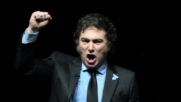 Derrumbe de acciones y del peso tras revés electoral de Milei en Argentina