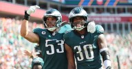 Handing out 10 awards from the Eagles