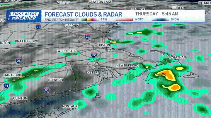 Boston weather today: isolated rain showers (live radar)