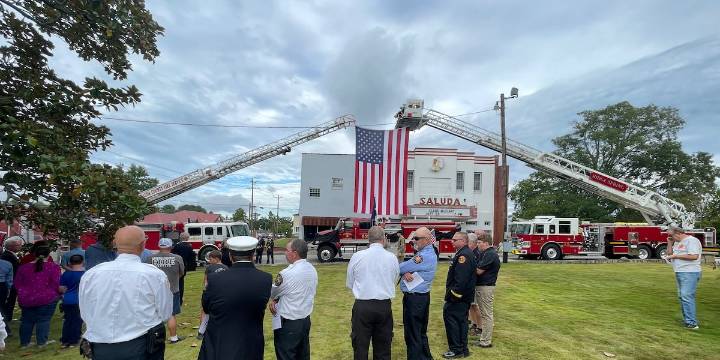 Saluda County Fire honors first responders who died during Hurricane Helene efforts