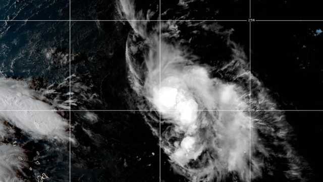 Tropical Storm Humberto forms in the Atlantic Ocean
