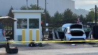 Suspect in custody after driver rams car into staffed security gate at FBI building in Pittsburgh