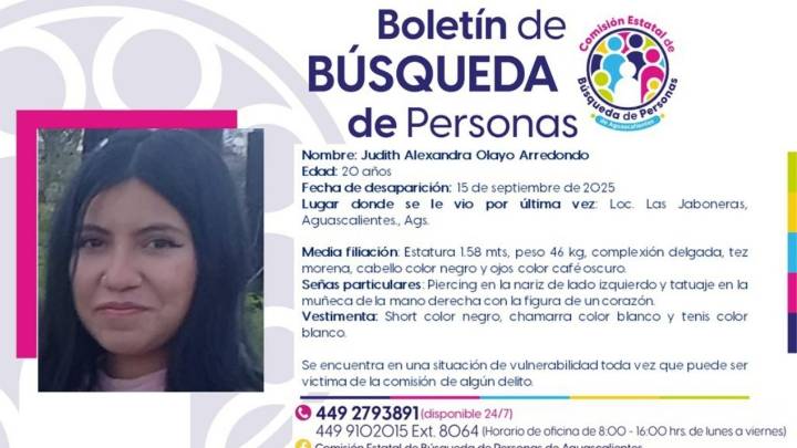 Desaparece Judith Alexandra, fue a una fiesta patria en Jalisco y no regresó, está embarazada