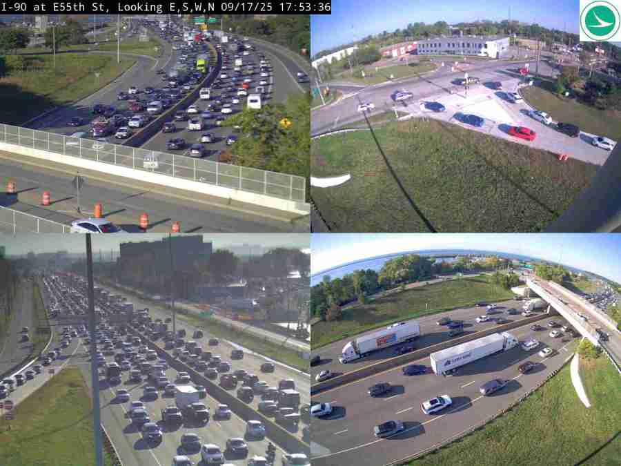 TRAFFIC ALERT: I-90 crashes cause backups