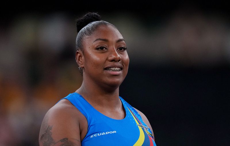 Athletics-Perseverance pays off as Angulo takes shock javelin gold