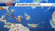 Tropical Storm Humberto forms in the Atlantic Ocean
