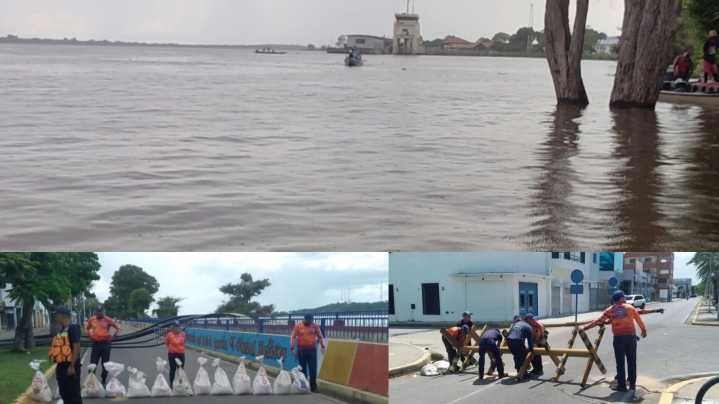Río Orinoco sigue bajando  su nivel en Ciudad Bolívar