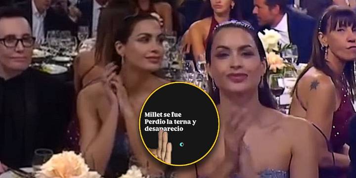 Milett Figueroa se fue de los Martín Fierro tras perder en sus dos categorías, según Yanina Latorre