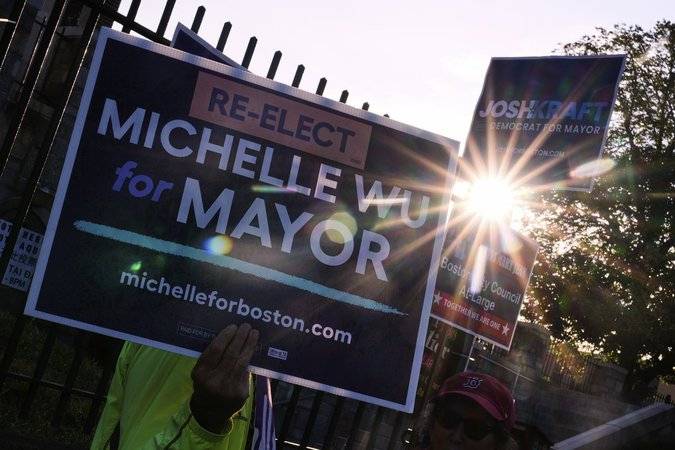 Boston Mayor Michelle Wu advances in preliminary election in her bid to win a second term