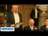 'It's a privilege to be first American president welcomed here': Trump speaks at UK State Dinner