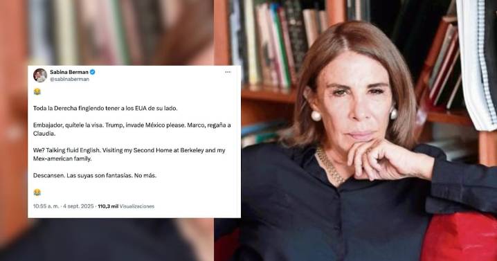 Sabina Berman habla “fluid english” y las redes sociales explotan en burlas y memes