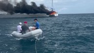 Commercial fishing crew helps 3 after 52-foot boat catches fire off Boca Raton