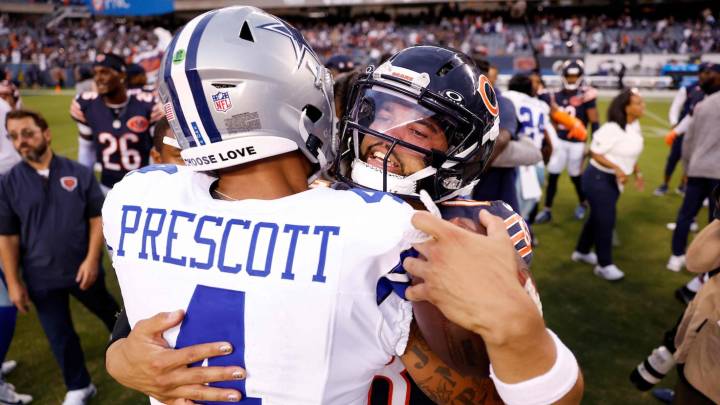 Caleb Williams lanza cuatro touchdowns y opaca a Dak Prescott para vencer a Cowboys
