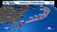 Potential Tropical Cyclone Nine near Cuba may become Tropical Storm Imelda