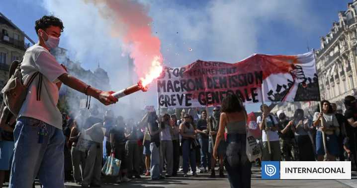Jornada de huelga y masivas protestas en Francia contra los recortes sociales