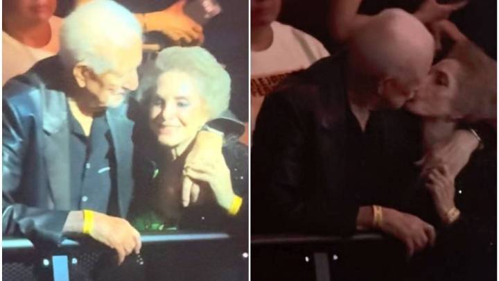 Doña Cuquita, viuda de Vicente Fernández, es captada besando a un hombre; ¿es su nueva pareja?
