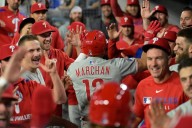 Rafael Marchán has his moment, and the Phillies are soaring toward a coveted playoff bye