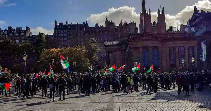 Edinburgh Pro-Palestine demonstrators issued police warning ahead of weekend protest
