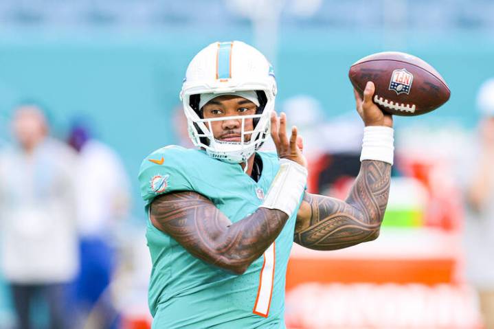 Dolphins and QB Tua Tagovailoa to start season against Colts