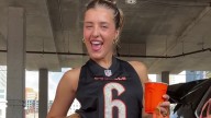 Cincinnati Bengals star Jake Browning's stunning girlfriend shows off major sideboob with daring outfit at Jaguars game