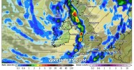 Massive 580-mile rain wall set to cover UK in days as maps turn blue