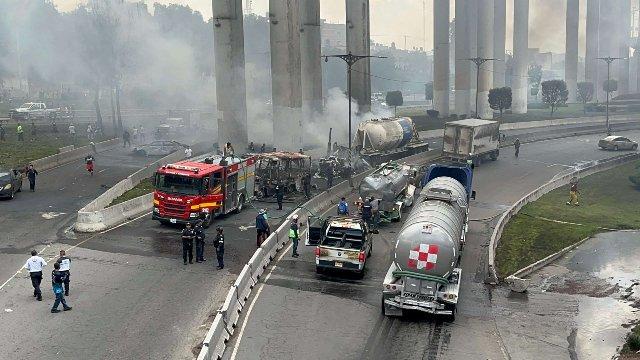 Explosión en Puente de la Concordia provoca 57 lesionados y cierre de la México Puebla