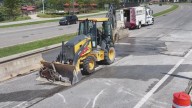 Cleveland Shoreway water main break still causing traffic issue on city's west side; 2 lanes reopened