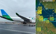 Un Airbus gigante sobrevoló a baja altura el cielo platense durante más de una hora: que pasó
